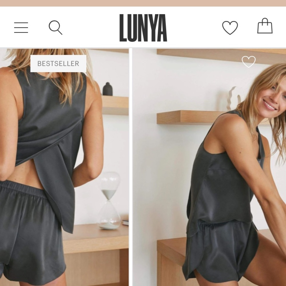 Lunya Grey PJ Set
